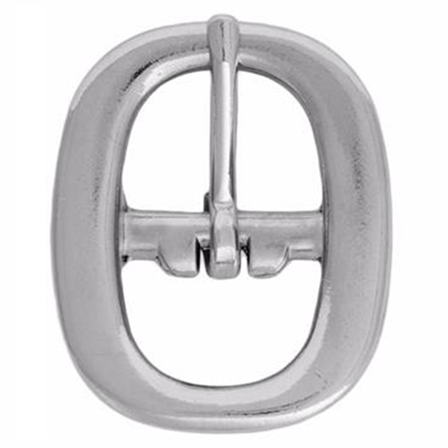 Pack Of 100 5/8 In Western Tack Die Cast Nickle Plated Center Bar Buckle - Uhorse
