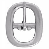 Pack Of 10 5/8 In W. Tk. Die Cast Nickel Plt. Center Bar Buckle – by Hilason – Cowboy and equestrian accessories