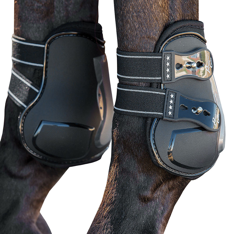 Professionals Choice Boots Tendon Tpu One Size Rear Black Asrb200 – by Hilason – Cowboy and equestrian accessories