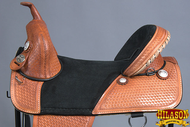 Hilason Western Horse Treeless Trail Barrel Saddle American Leather