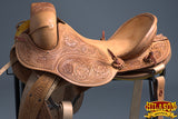 Hilason Classic Series Hand-Made Rodeo Bronc American Leather Saddle