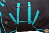 HILASON 1200D Winter Waterproof Turnout Horse Blanket Belly Wrap| | Blankets for