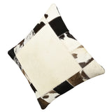 Hilason Cowhide Leather Hair-On Patchwork Cushion Pillow Cover - Uhorse