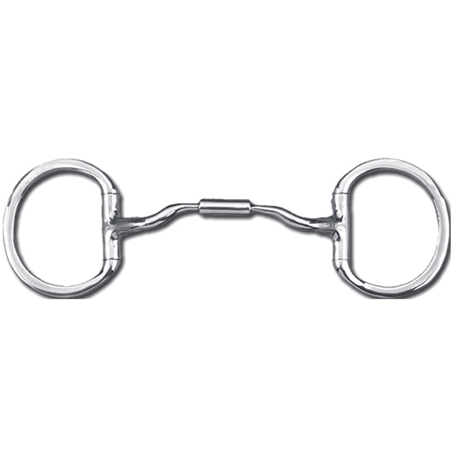 Myler Level 2 Low Port Comfort Snaffle Eggbutt Bit by Hilason – Cowboy and equestrian accessories