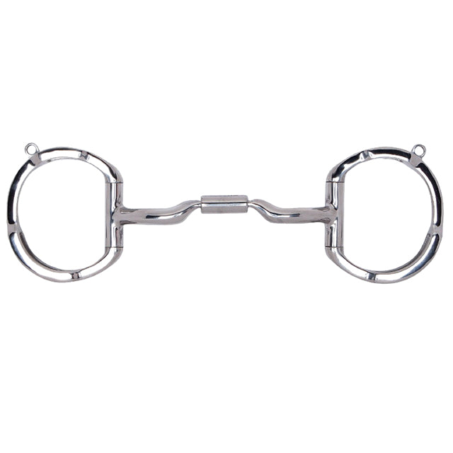 4 3/4" Toklat Myler Eggbutt W/ Stainless Steel Low Port Comfort by Hilason – Cowboy and equestrian accessories