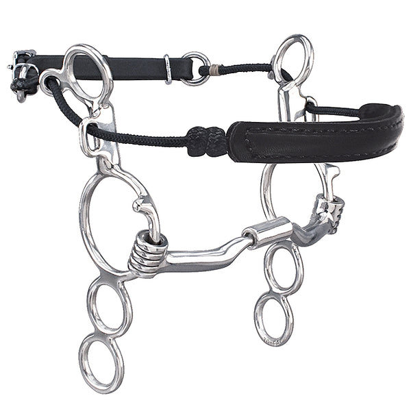 5" Toklat Myler 3 Ring Combination Mouth Bit 6" Shank Sweet Iron Low by Hilason – Cowboy and equestrian accessories