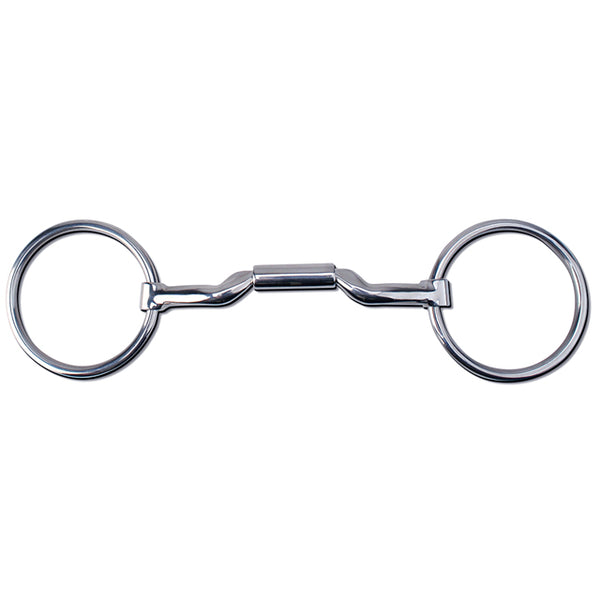 5" Toklat Myler Loose Mb 06 Stainless Steel Low Port Mullen Barrel by Hilason – Cowboy and equestrian accessories