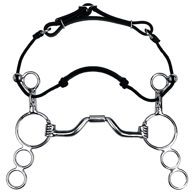 5" Toklat Myler 3 Ring Combination Mouthbit 6" Shank W/ Sweet Iron by Hilason – Cowboy and equestrian accessories