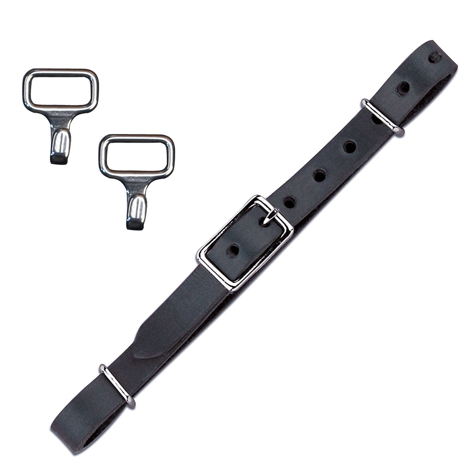 Toklat Myler Beta Curb Strap Kit W/ Loops Pair For Cheekpiece – by Hilason – Cowboy and equestrian accessories