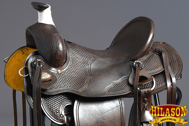 HILASON Western Horse Saddle American Leather Ranch Roping Cowboy | Hand Tooled Wade & For Horses