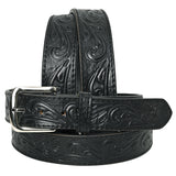 HILASON Hand Tooled Genuine Heavy-duty Leather Hand Crafted Unisex Western CCW Holster Belt Carving Women Men Gun Full Grain