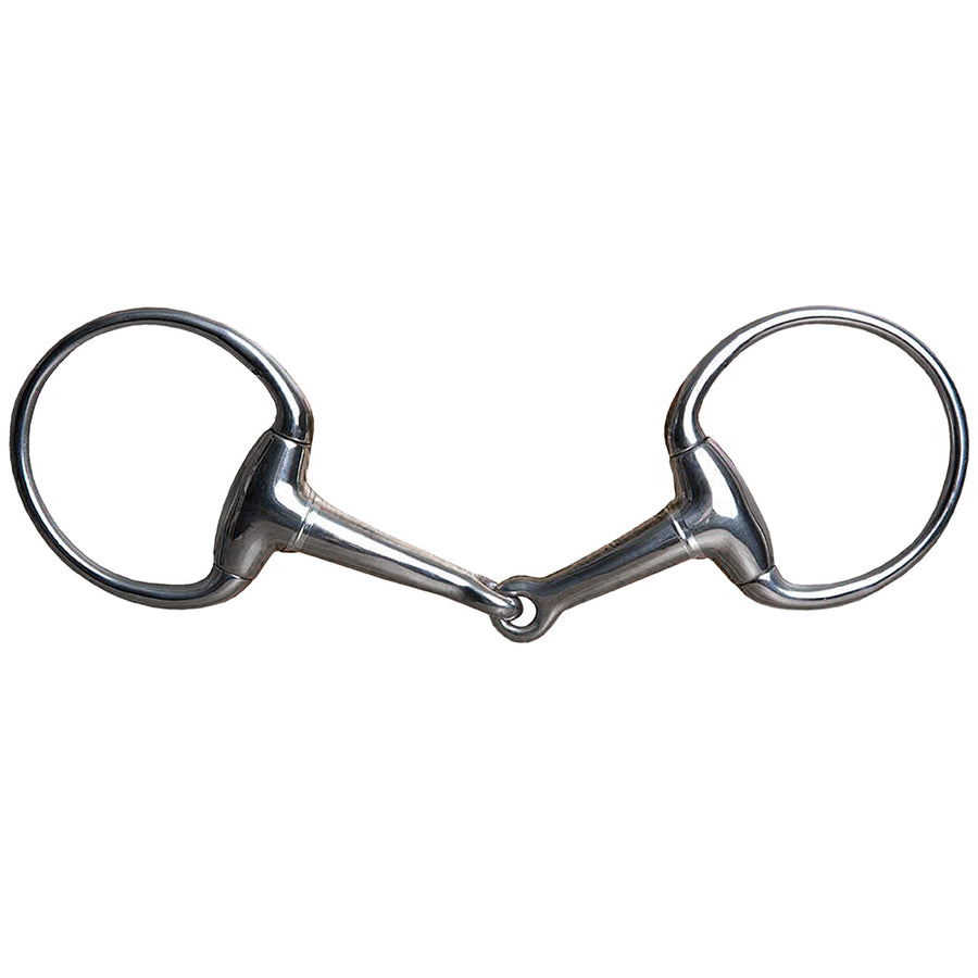 5" Hilason W. Eggbutt Solid H. Mouth Snaffle Bit by Hilason – Cowboy and equestrian accessories