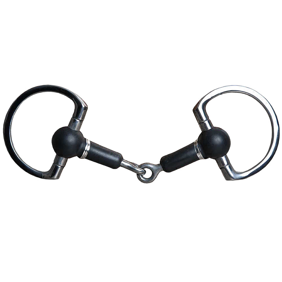 5" Hilason W. Racing Dee Ring Lightweight H. Mouth Bit by Hilason – Cowboy and equestrian accessories