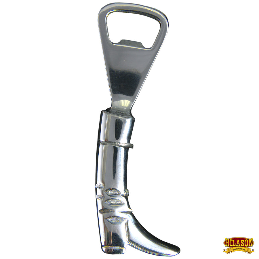 Hilason W. Stainless Steel H. Riding Shoe Shape Bottle Opener – by Hilason – Cowboy and equestrian accessories