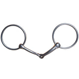 5" Hilason Western Ring Snaffle Oil Horse Mouth Snaffle Bit W/ 3" Ring