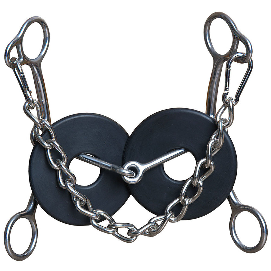 5" Hilason W. Brittany Medium H. Mouth Shank Bit by Hilason – Cowboy and equestrian accessories