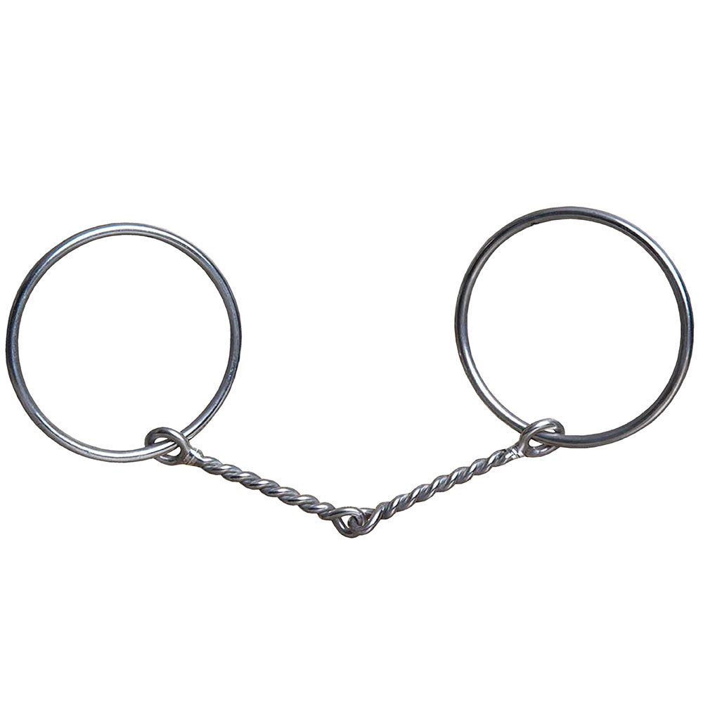 Classic Equine Twisted Wire Snaffle D-Ring- Western Bits