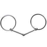 5" Hilason Western Thin Mouth Horse Copper Ring Snaffle Bit