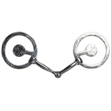 5" Hilason Western Engraved Concho Horse Mouth Ring Snaffle Bit