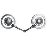 HILASON 5" Western Engraved Stainless Stteel Horse Mouth Ring Snaffle Bit | Bit | Stainless Steel