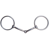 5" Hilason Western O Ring Horse Mouth Snaffle Bit W/ 3"