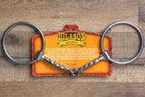 HILASON 5" Western O Ring Square Twist Horse Mouth Ring Snaffle Bit W/ 3" Ring | Bit | Stainless Steel