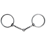 5" Hilason Western O Ring Square Twist Horse Mouth Ring Snaffle Bit W/ 3" Ring