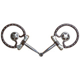 5" Hilason Western Antique Offset Dee Ring Horse Mouth Show Bit 3"