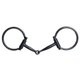 5" Hilason Western Black Steel Training Horse Mouth Snaffle Bit W/ 3.5" Ring