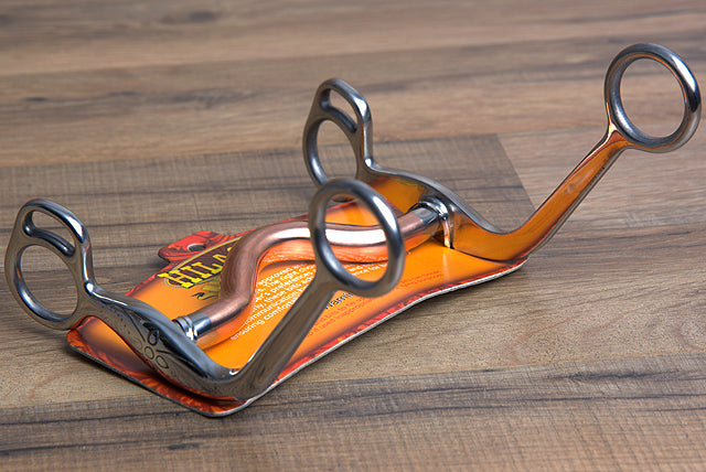 5" Hilason Western Stainless Steel Horse Copper Mouth Grazing Bit