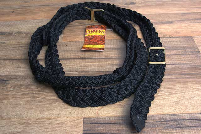 1 Inch X 6 Ft. Hilason Western Tack Horse Braided Poly Barrel Reins