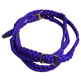 1 Inch X 6 Ft. Hilason Western Tack Horse Braided Poly Barrel Reins