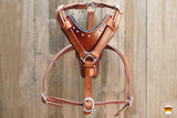 HILASON Genuine Leather Dog Harness Padded Heavy Duty & Comfortable Fit