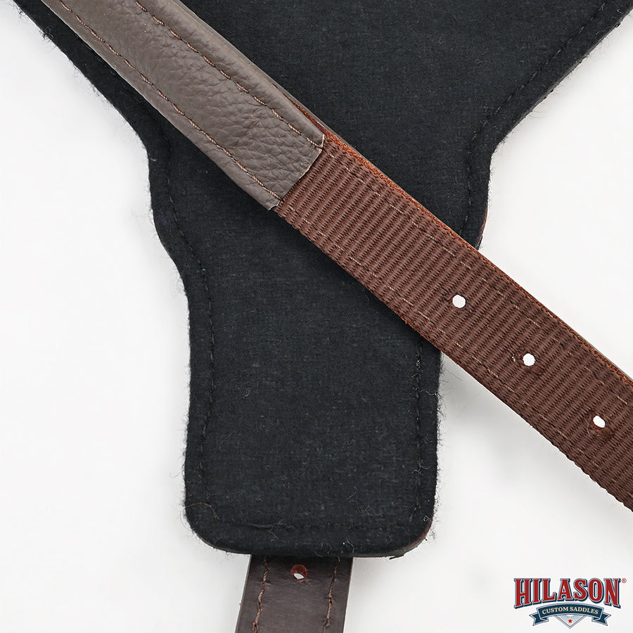Large Leather Dog Harness Mahogany Genuine With Matching Leash Hilason