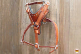 HILASON Genuine Leather Dog Harness Padded Heavy Duty & Comfortable Fit