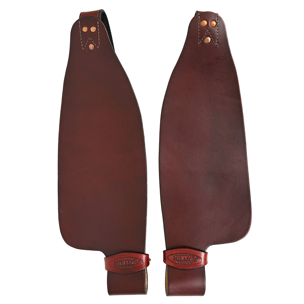 Hilason Leather Saddle Replacement Fender Pair With Hobble Straps Adult