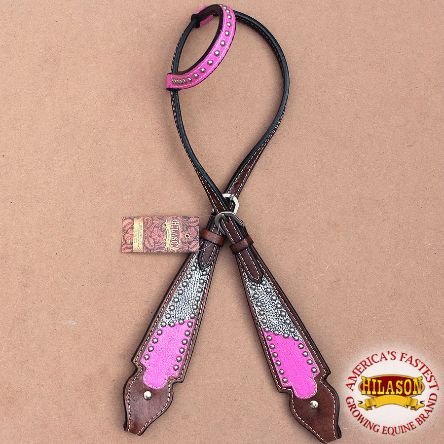 HILASON W. H. One Ear Headstall Tk. Bridle American Leather | for H.s by Hilason – Cowboy and equestrian accessories