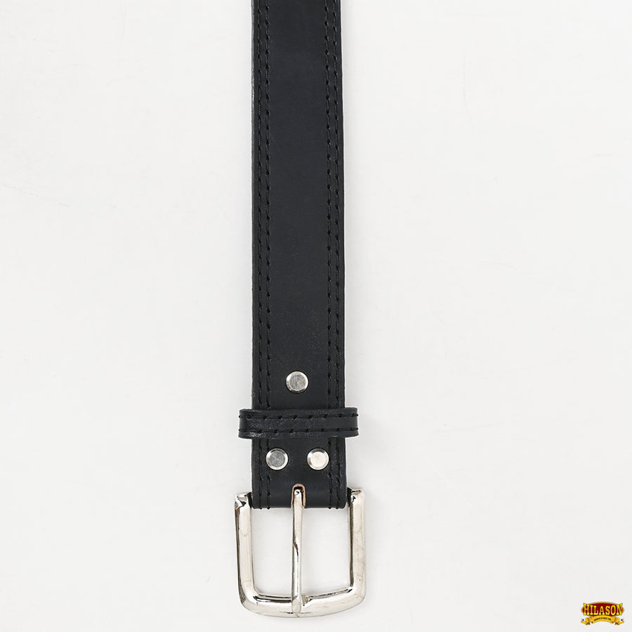HILASON Western Genuine Leather Belt for Men Women Cowboy Cowgirl Handmade Unisex Full Grain Heavy Duty Jeans