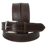 HILASON W. Genuine Leather Belt for Men Women Cowboy Cowgirl Handmade