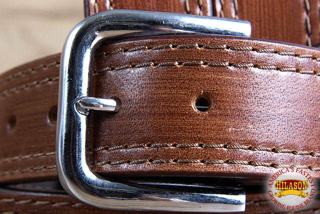 HILASON Western Genuine Leather Belt for Men Women Cowboy Cowgirl Handmade Unisex Full Grain Heavy Duty Jeans