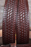 58 In Hilason Gun Belt Heavy Duty Double Layer Stitched Mens Womens Belt