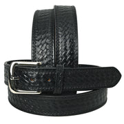 HILASON Western Genuine Leather Belt for Men Women Cowboy Cowgirl Handmade Basketweave Unisex Heavy Duty
