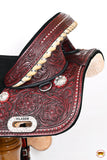 Child Treeless Horse Saddle Western American Leather Barrel Hilason