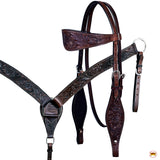 Western Horse Saddle Hilason Treeless American Leather Barrel