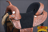 Hilason Western Horse Treeless Trail Barrel American Leather Saddle