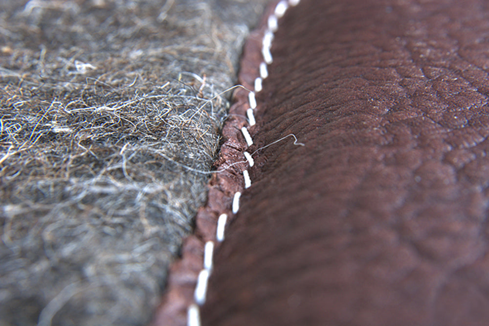 Made In Usa Hilason 100% Wool Felt Synthetic Fur Western Horse Saddle Pad