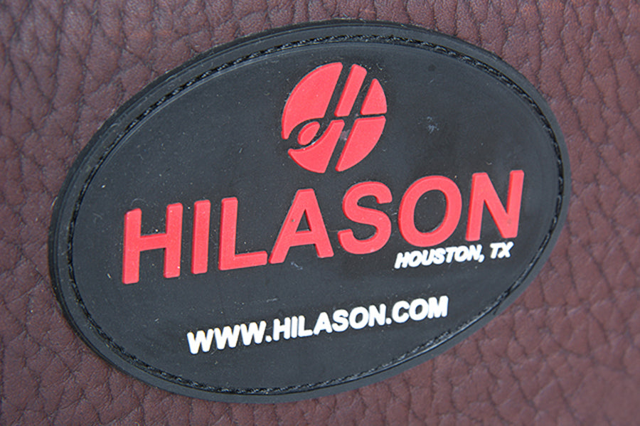 HILASON Western Wool Felt Horse Saddle Pad W/ Distressed Wear Leather Fur Padded Made in USA | for Horses