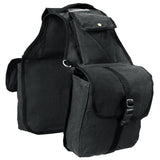 12 X 12 Tough 1 Heavy Nyon Water Repellent Canvas Horse Saddle Bag Black