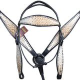 Hilason Western Horse Headstall Breast Collar Set American Leather