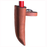 HILASON Genuine Leather Western Style Knife Sheath Scabbard Tan - Uhorse